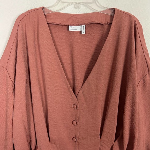 ASOS Mauve Button-Down Blouse - Picture 3 of 11